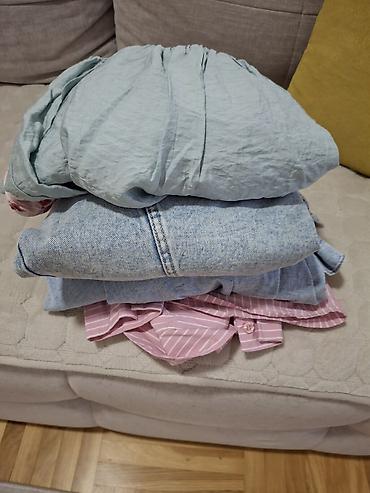Kompleti: Denim komplet: haljina + jakna - Haljina od svetloplavog teksasa — 10