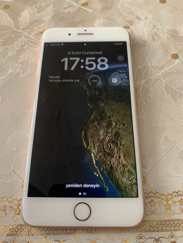 Apple iPhone: IPhone 8 Plus, Qızılı, Barmaq izi