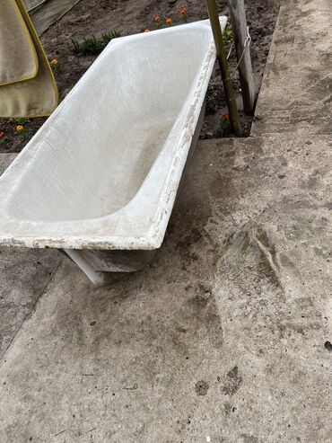 реставрация чугунной ванны мозаикой: Ванна Квадратная, Чугун, Б/у