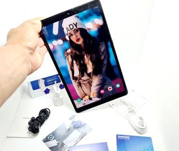 а32 телефон: Планшет, Samsung, эс тутум 256 ГБ, 10" - 11", 4G (LTE), Колдонулган, Классикалык түсү - Кара