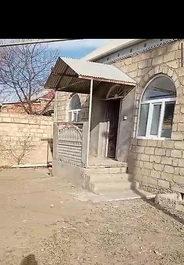 Həyət evi alıram: Satılır: həyətli ev - Material: daş tikili, kürsülü fundament - Plan — 1