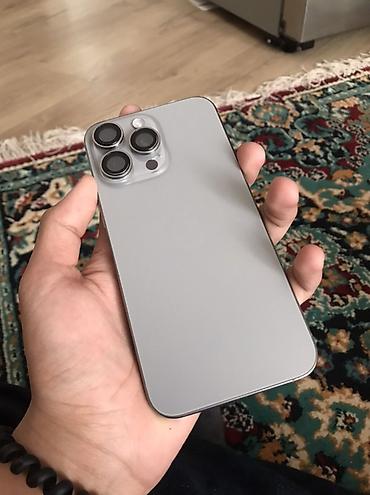 Apple iPhone: IPhone 15 Pro Max, Б/у, 256 ГБ, Natural Titanium, 84 % — 2
