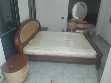 Yataq otağı dəstləri: İkinəfərlik çarpayı, Dolab, İşlənmiş — 6