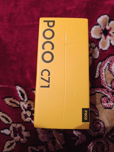 əl mikseri: Poco C71, 128 GB, rəng - Qara, Sensor, Barmaq izi, Face ID