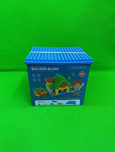 🧱 Большой конструктор Building Block — 200 деталей для маленьких at lalafo.kg 🧱 Большой конструктор Building Block — 200 деталей для маленьких