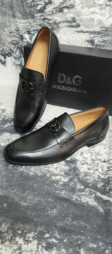 Ayaqqabılar: Кожаные туфли Итальянского бренда Dolce Gabbana. Размер 43. Made in — 2