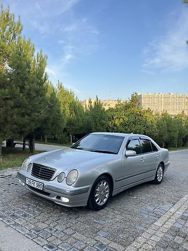 2 el kompresor: Mercedes-Benz E-Class (W210) sedan, gümüşü rəng - Kuzov: 4 qapılı — 3