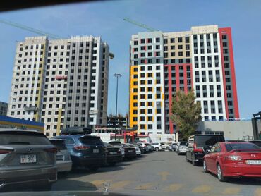 квартира в районе кызыл аскер: 2 комнаты, 77 м², Элитка, 7 этаж, ПСО (под самоотделку)