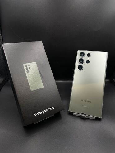 Samsung: Samsung Galaxy S23 Ultra, Новый, 512 ГБ, цвет - Зеленый, 1 SIM, 2 SIM