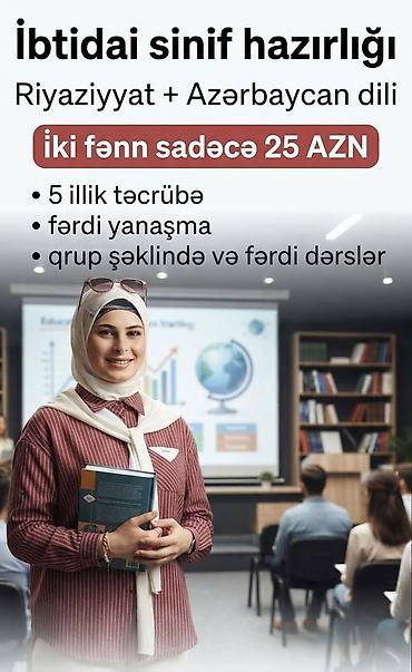 kreditlə təmir işləri: Məktəbəqədər və ibtidai sinif hazırlığı, Azərbaycan dili, Fərdi — 1
