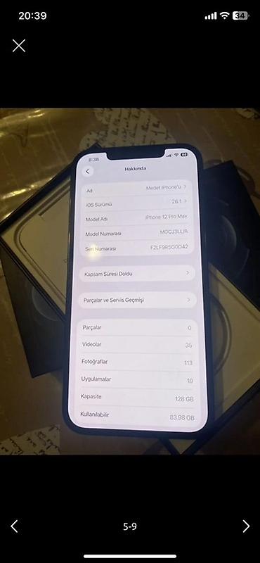 Apple iPhone: IPhone 12 Pro, Qara, Face ID — 6