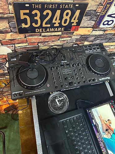 dj controller az: Numark NS4FX – 4 kanallı peşəkar DJ kontroller - 4 deck idarəetmə — 1