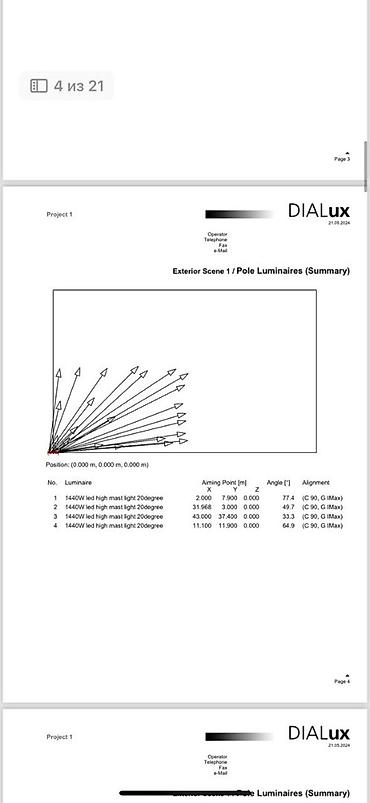 Уличное освещение: Мачта освещения для стадионов, футбольных полей и спортивных арен` — 6