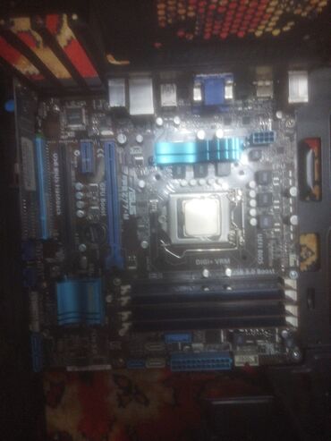 пассивное сетевое оборудование mikrotik: Материнская плата, Б/у, Asus, LGA1155, Mini-ATX, Для ПК