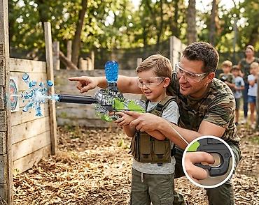 Орбизный бластер P90 для стрельбы гидрогелевыми шариками (Water Gel