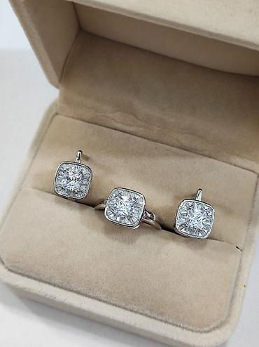 Серебряные наборы украшений: Набор украшений, Проба 925, Женские, Новый — 6