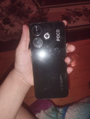 Poco: Poco M6, 256 GB, rəng - Qara, Face ID, Sensor, Barmaq izi
