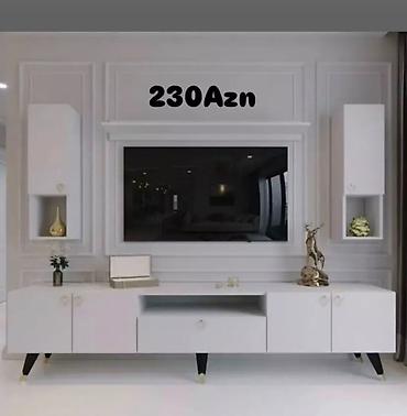 set mebel: Yeni, Düz TV altlığı, Polkalı, Laminat, Rusiya — 5