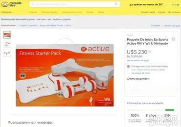 Nintendo Wii: *** AKCIJA *** 0116 Wii - Ea Sports Active Starter Pack; **Potpuno — 5