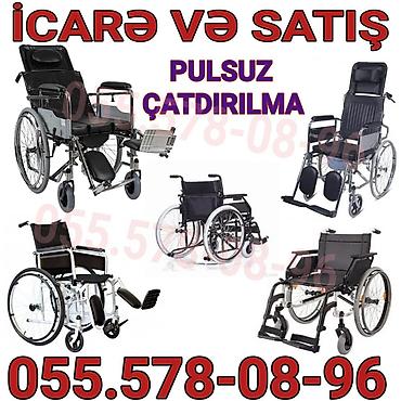 İcarə və satış üçün müxtəlif tip əlil arabaları - Manual təkərli — 1