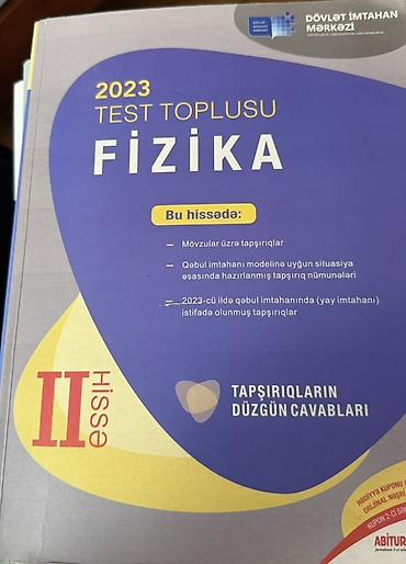 Testlər: Kitablar yeni və ya çox az işlənmiş vəziyyətdədir. Test topluları 3 — 10