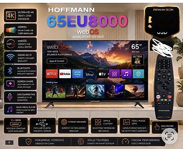 Hoffmann 65EU8000 smart TV - 65" (164 sm) ekran, Ultra HD 4K at lalafo.az Hoffmann 65EU8000 smart TV - 65" (164 sm) ekran, Ultra HD 4K