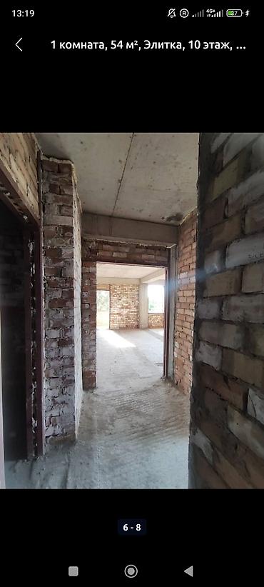 Продажа квартир: 1 комната, 54 м², 10 этаж, ПСО (под самоотделку) — 11