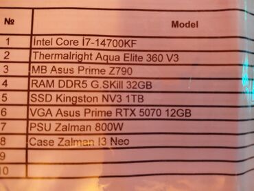Masaüstü kompüterlər və iş stansiyaları: Güclü oyun və yaradıcılıq stansiyası – RGB soyutmalı şüşə korpusda — 5