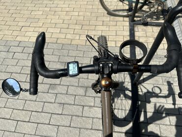 велосипеди с ручкой: Продаю гревел от компании shulz. Размер	S. Пробег 700 км. Рама