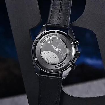Ručni satovi: PAGANI DESIGN PD-1779 -40mm- Crna/Žuta -Omega Speedmaster Potpuno nov — 6
