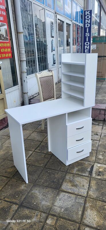 Uşaq masaları: Oğlan və qız üçün, Yeni, Siyirməsiz, Parta, Stulsuz — 8