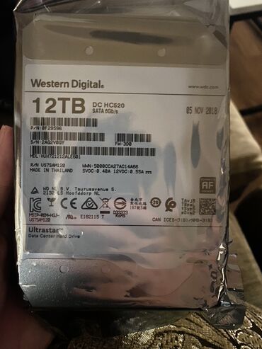 жесткие диски 8 тб: Накопитель, Новый, Western Digital (WD), HDD, Более 5 ТБ, 2.5", Для ПК