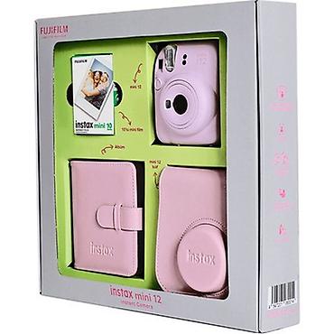 kaset dvd: Fujifilm Instax Mini 12 Set – Çəhrayı Qutu məzmunu: - Instax Mini 12 — 1