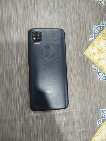 Redmi: Redmi 9C, 128 GB, rəng - Qara, Barmaq izi, İki sim kartlı