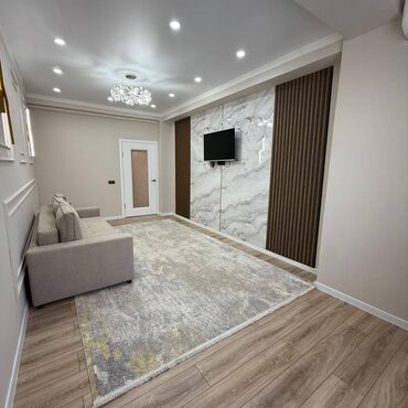 кочкор ата недвижимость: 1 комната, 49 м², Элитка, 10 этаж, Дизайнерский ремонт