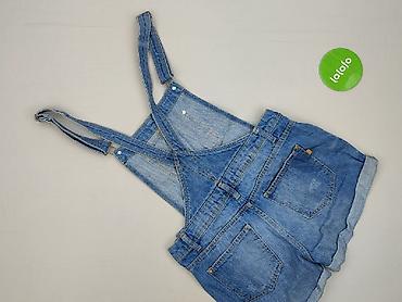 katana jeans: Bershka, Ogrodniczki damskie, rozmiar XS — 3