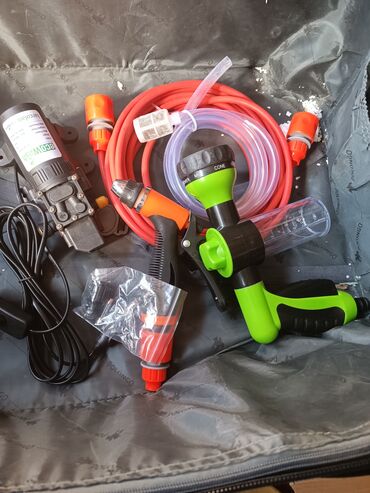 Автомойки: Портативная автомойка высокого давления с насосом — 4