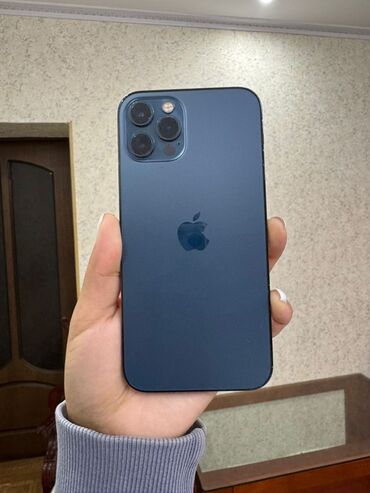 чехлы айфон 12 про: IPhone 12 Pro Max, Колдонулган, 256 ГБ, Pacific Blue