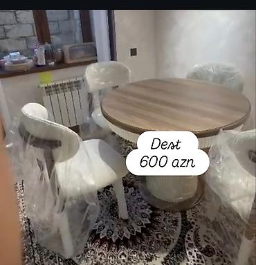 quxna stolu: Qonaq otağı üçün, Yeni, 4 stul — 1