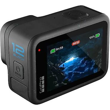 ayfon s 4: GoPro HERO12 Black action kamera - 5.3K video qeydi, 4K/2.7K/1080p — 1
