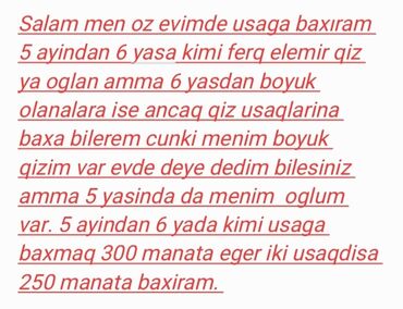 usaga baxmaga daye axtariram: Dayə. 1