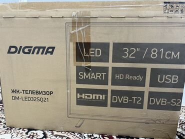 Телевизоры: Digma DM-LED32SQ21 — ЖК-телевизор 32" (81 см) с LED‑подсветкой и