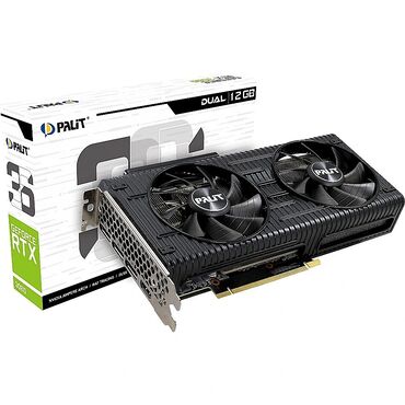 блоки питания для ноутбуков 18.5 в: Видеокарта, Б/у, Palit, GeForce RTX, 12 ГБ, Для ПК