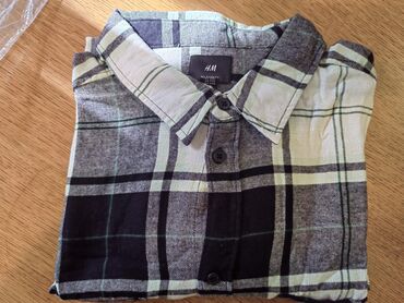 karirana jakna: Košulja H&M, 2XL (EU 44)