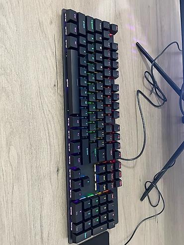 rgb клавиатура: Клавиатура, Механическая, Проводное подключение, Размер: 100% — 2