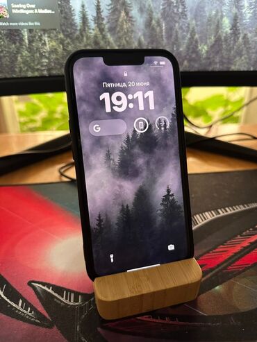 dexp ноутбук цена: IPhone 13 Pro, Колдонулган, 128 ГБ, Black Titanium, Заряддоочу түзүлүш, Коргоочу айнек, Каптама, 81 %