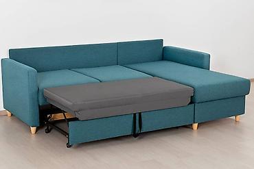sofa: Диван Дилан, ТД422 Темно-зеленый, Дельфин, Диван Угловой — 4