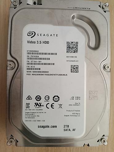kompüter çantası: Daxili Sərt disk (HDD) Seagate, 2 TB, 3.5", İşlənmiş — 2