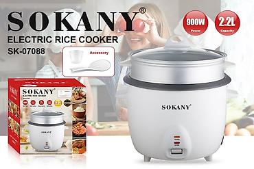 мультипекарь sokany: Электрическая рисоварка SOKANY SK-07088 - Мощность: 900 Вт - Объем — 1