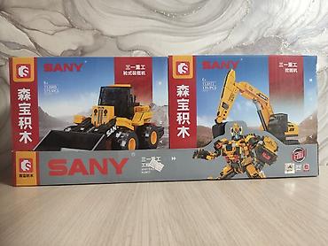 truck: Конструкторы SANY (Sembo Block) 6-в-1: строительная техника + робот — 3
